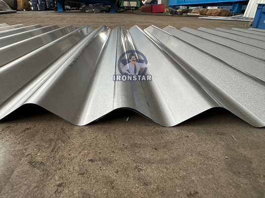 “850 Corrugated Roofing Sheet Roll Forming Machine Full Automatic Wave Tile Making Machinery for Building Materials"