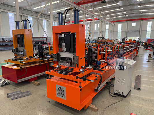 “Full Automatic Hydraulic Quick Change CZ Purlin Roll Forming Machine for Construction Full Auto Quick Change CZ Purlin Making Machine for Building Materials”