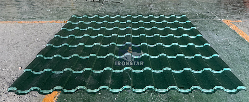 “Andalusia Metal Roofing Tile Roll Forming Machine Galvanized Steel Roofing Tile Production Machine Professional Roof Tile Making Equipment for Azerbaijan Roofing Market”