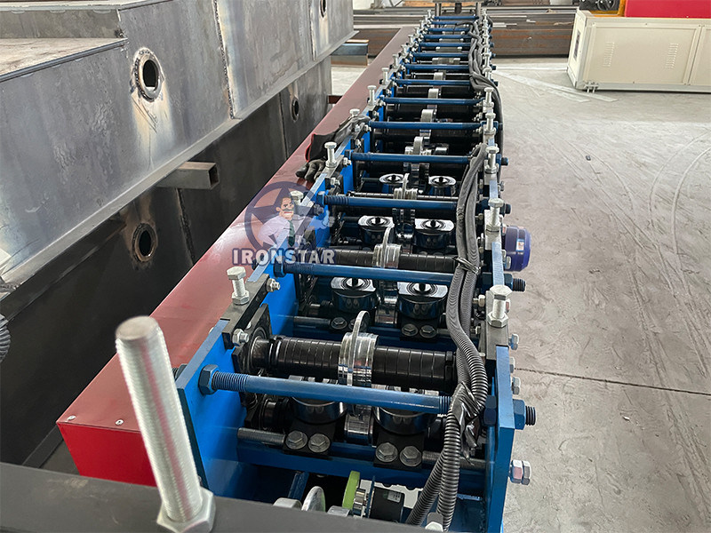 “C Channel Track Roll Forming Machine Automatic C Guide Rail Roll Forming Machine Shutter Door Track Slide Rail Forming Machine for Metal Construction”