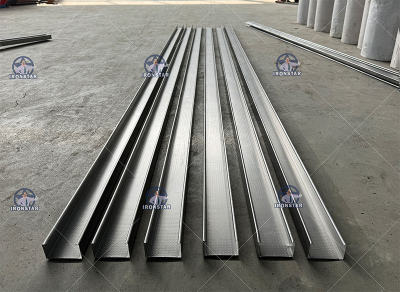 “C Channel And Omega Profile 2 In 1 Roll Forming Machine US Standard Galvanized Steel C Purlin Omega Roof Batten Cold Roll Form Production Line ”