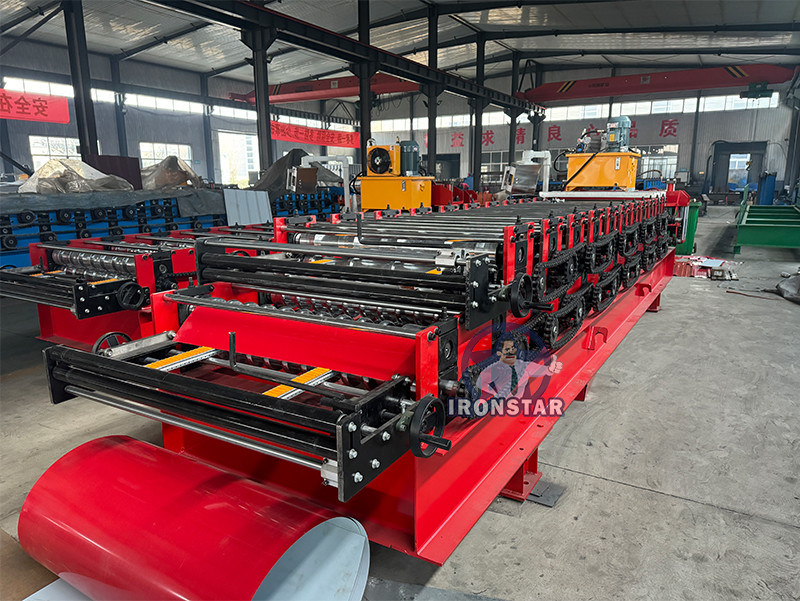 “Double Layer Roll Forming Machine 840 Trapezoidal Roof Sheet 836 Corrugated Roof Tile Metal Roof Panel Making Machine”