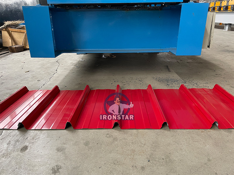 “High Speed 3 Rib Profile Trapezoidal Metal Roof Tile Roll Forming Machine For Cote D'Ivoire Construction”