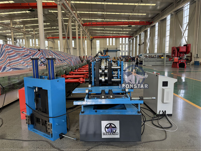 “Hydraulic Fast Adjustment CZ Purlin Roll Forming Machine Full Automatic Quick Change for Construction ”