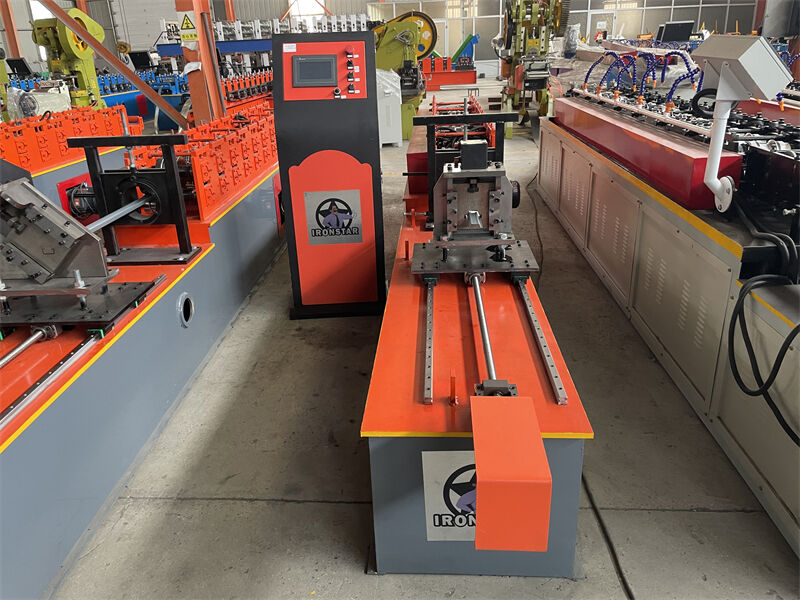 Metal Sheet Omega Furring Channel Roll Forming Machine Featuring Hydraulic Cutting and PLC Control Box for Omega Profile Manufacturing