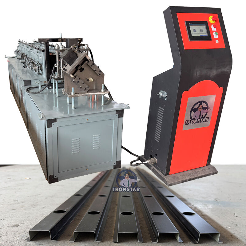 “2-in-1 Omega & U Channel Roll Former With Punching For American Building Punching Holes Omega U Profile 2 In 1 Roll Forming Machine ”