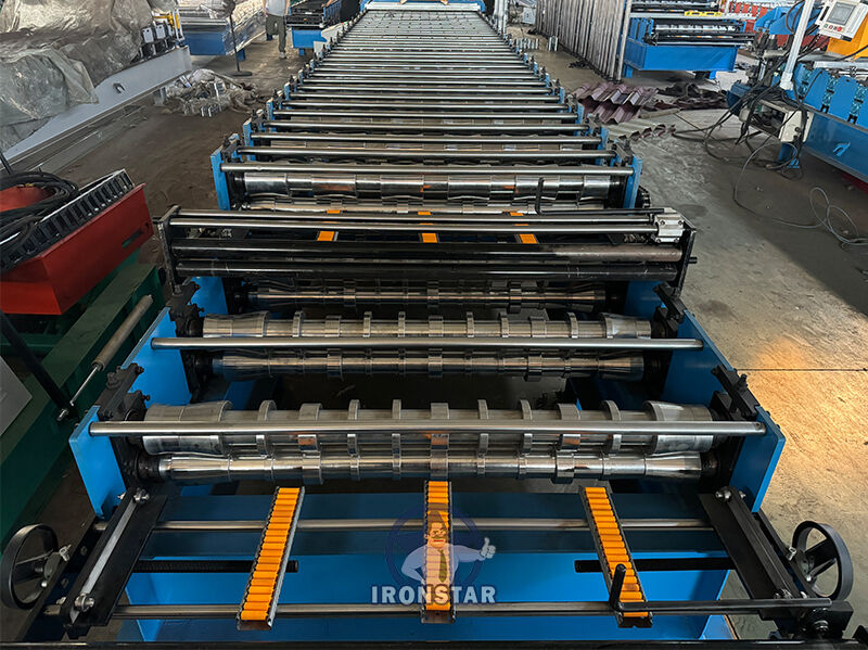 “CE Certified 5 Rib & 6 Rib Trapezoidal Sheet Double Layer Roll Forming Machine European Standard for Hungary”